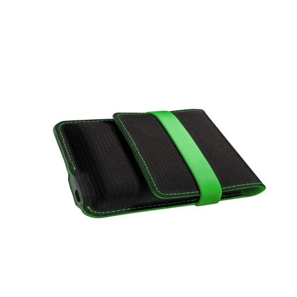 Simple Green Leather Smartphone Case