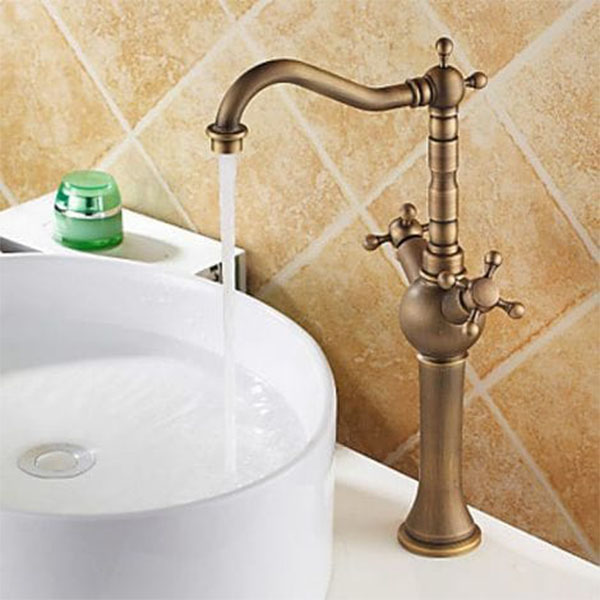 MÉLANGEUR DE LAVABO ARTISTIQUE VASQUE LONGUE