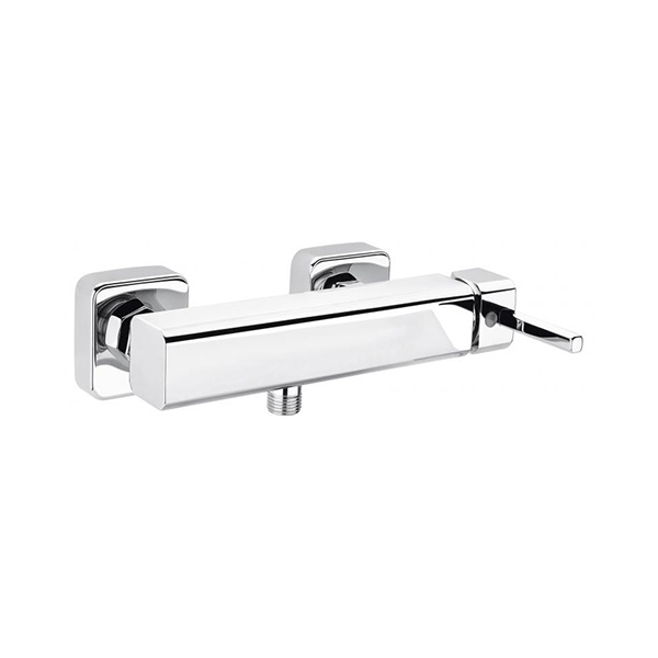 MITIGEUR DE DOUCHE  ZARZIS  AVEC FLEXIBLE ARGENT SOPAL