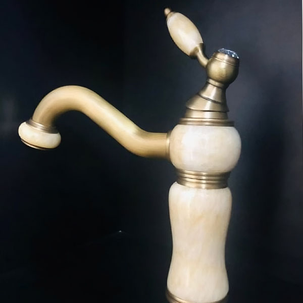MITIGEUR DE LAVABO ARTISTIQUE CREME