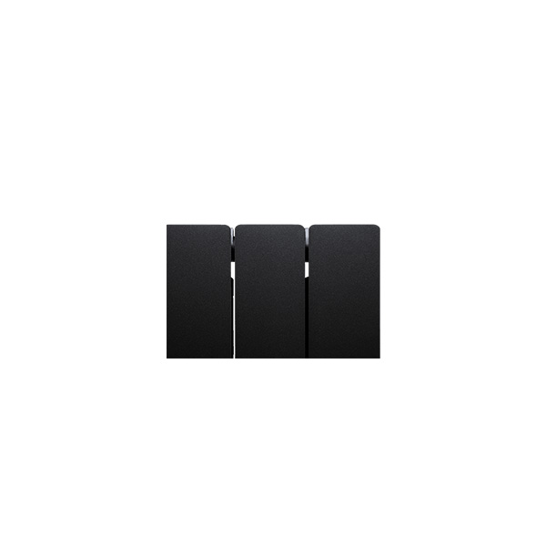 RADIATEUR EN ALUMINIUM  500/100   BLACK COFFE MAT BLITZ FONDITAL
