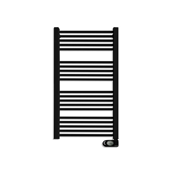 SÈCHE SERVIETTES ÉLECTRIQUE AVEC THERMOSTAT 750W 1100*505 NOIR  HJM