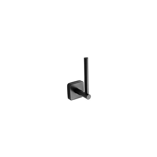 PORTE ROULEAU PAPIER TOILETTE NOIR QUATTRO