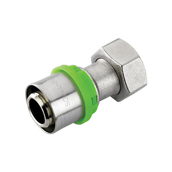 RACCORD DROIT ÉCROU LIBRE À SERTIR SOPAL