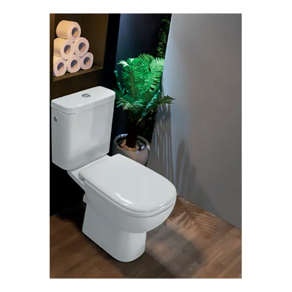 CUVETTE SUR PIED AVEC ABATTANT SIMPLE EMERAUDE