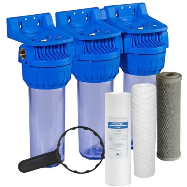 FILTRE À EAU TRIPLE AVEC 3 CARTOUCHES