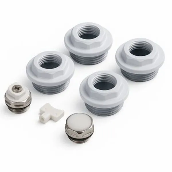 KIT DE MONTAGE POUR RADIATEUR EN ALUMINIUM BLANC FONDITAL