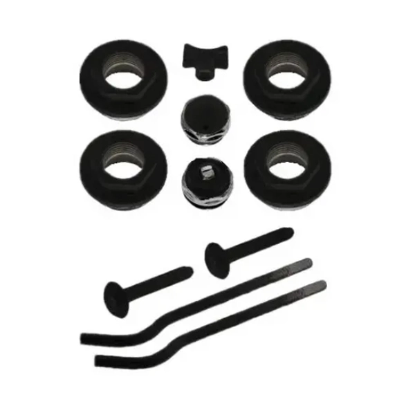 KIT DE MONTAGE POUR RADIATEUR EN ALUMINIUM NOIR