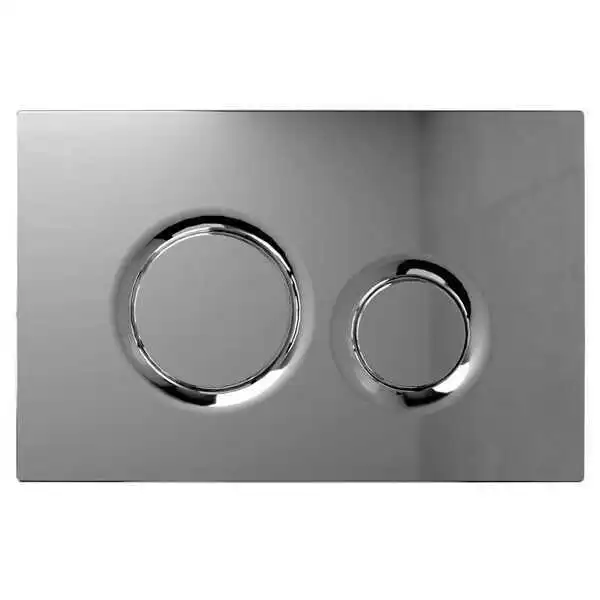 PLAQUE DE DÉCLENCHEMENT RONDE CHROMÉ SOPAL