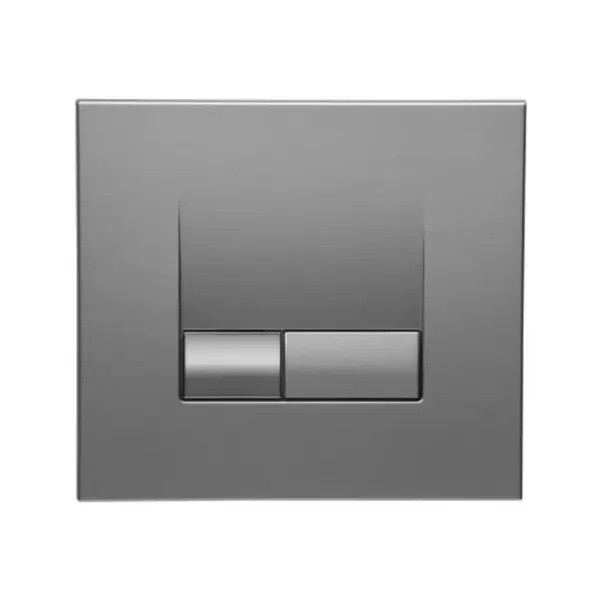 PLAQUE DÉCLENCHEMENT CARRÉE CHROMÉE MATE  SMARTY SIAMP