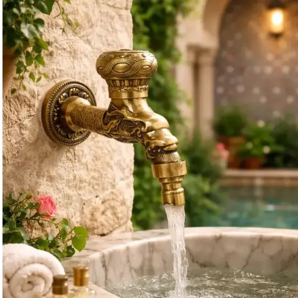 ROBINET DE JARDIN DRAGON ARTISTIQUE