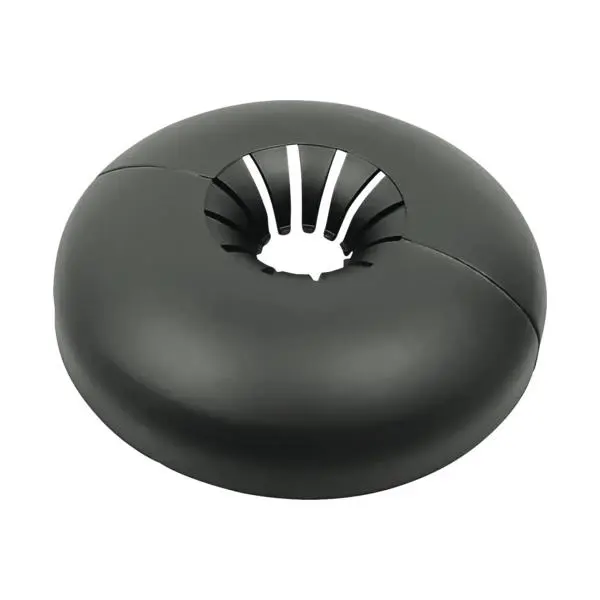 ROSACE CACHE TUBE NOIR