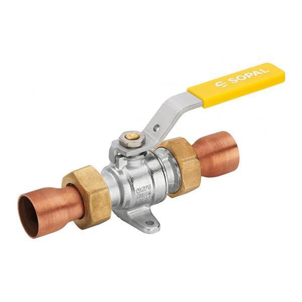 VANNE GAZ A BS 3/4"" APPLIQUE BUSE CUIVRE AVEC LEVIER