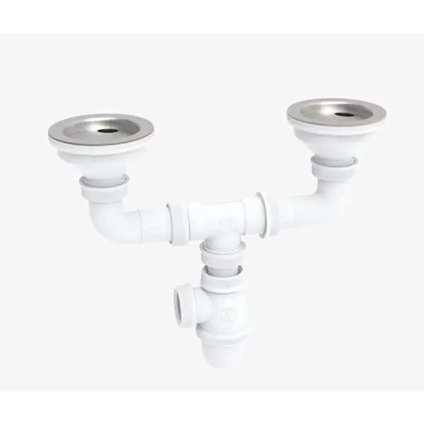 VIDAGE EVIER INOX BI-BAC SIMPLE SOPAL