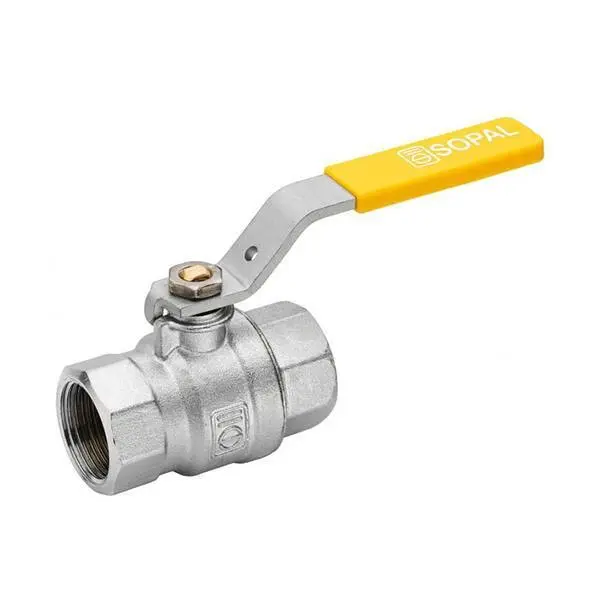 VANNE SPHERIQUE A GAZ 1/2" AVEC BUSE SOPAL