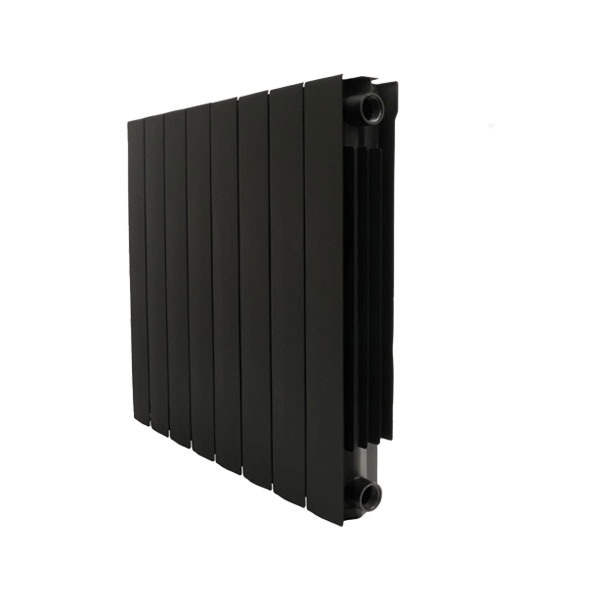 ÉLÉMENT DE RADIATEUR EN ALUMINIUM 500/100 NOIR – PLAT DEFI
